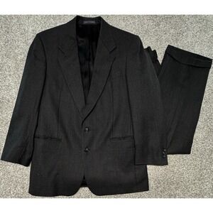 Mark Alexander Mens Suit Charcoal Gray Size 48 Long Tall EXCELLENT 2 Piece